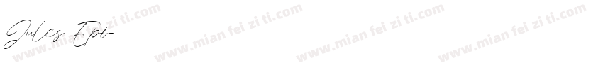 Jules Epi字体转换